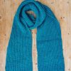 Clothing Two Left Feet Agencies Accessories | Donegal Wide Scarf In Turquoise