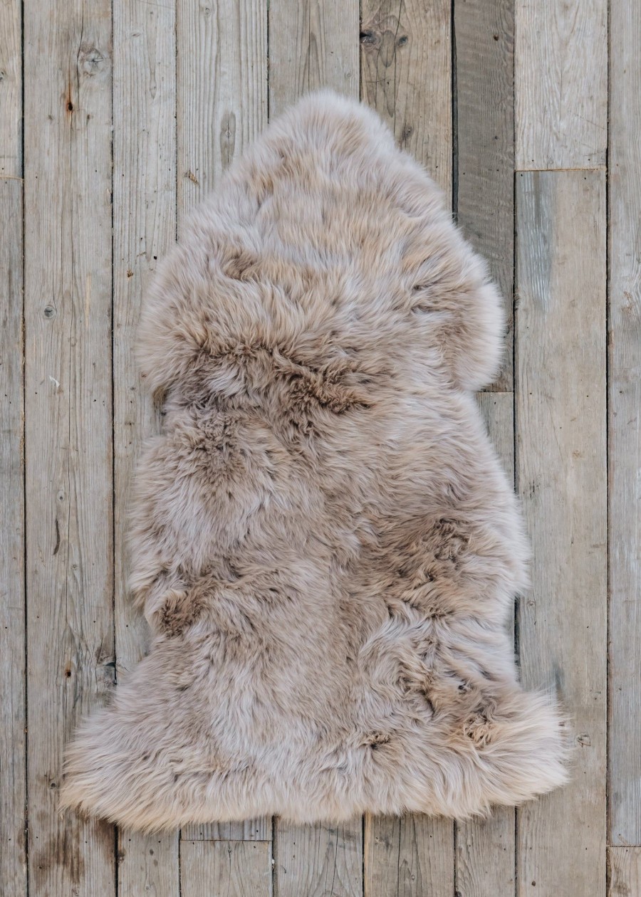 Interiors Shepherd of Sweden Rugs | Shepherd Of Sweden Long Haired Linn Sheepskin In Camel