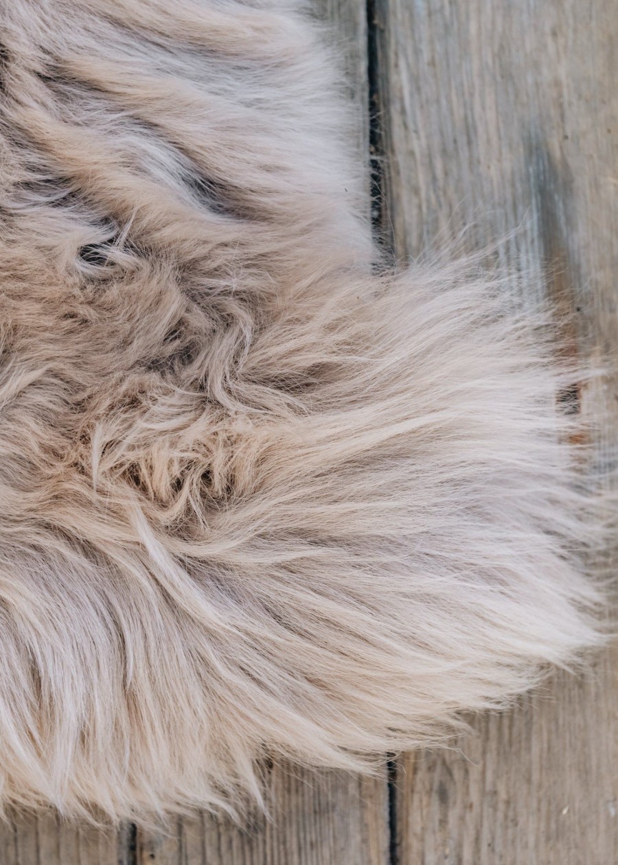 Interiors Shepherd of Sweden Rugs | Shepherd Of Sweden Long Haired Linn Sheepskin In Camel