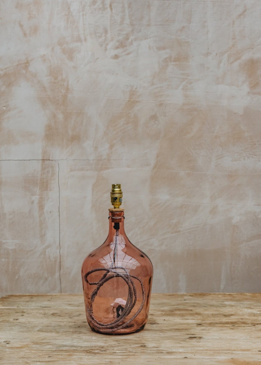 Interiors Jarapa Lighting | Jarapa Garrafa Bottle Lamp In Pink