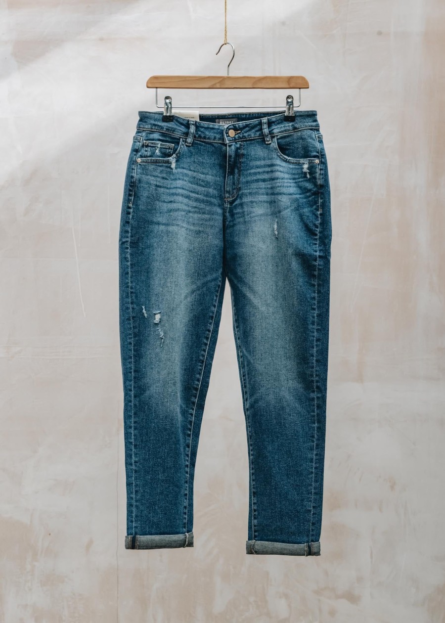 Clothing DL-1961 Denim Trousers & Skirts | Dl-1961 Denim Riley Boyfriend Jeans In Adams