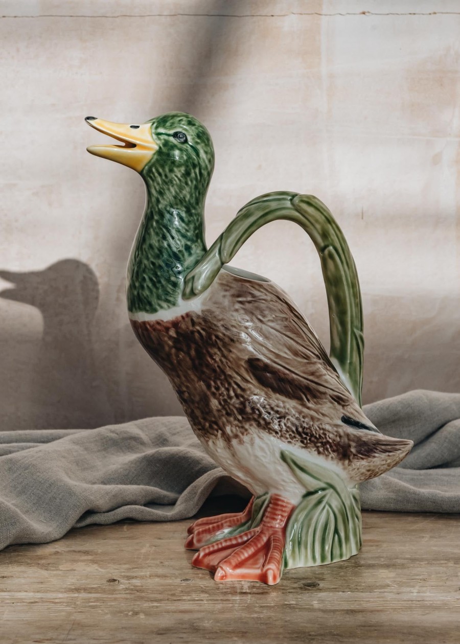 Interiors Burford Garden Co. Dining | Bordallo Pinheiro Duck Pitcher