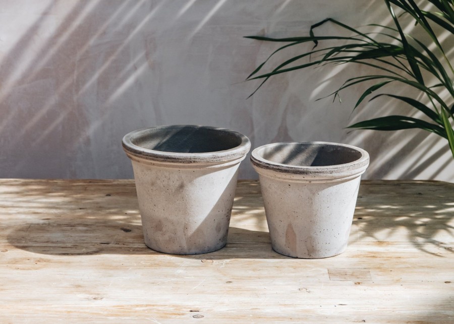 Interiors Bergs Potter Houseplants & Pots | Bergs Potter Flora Grey Pots