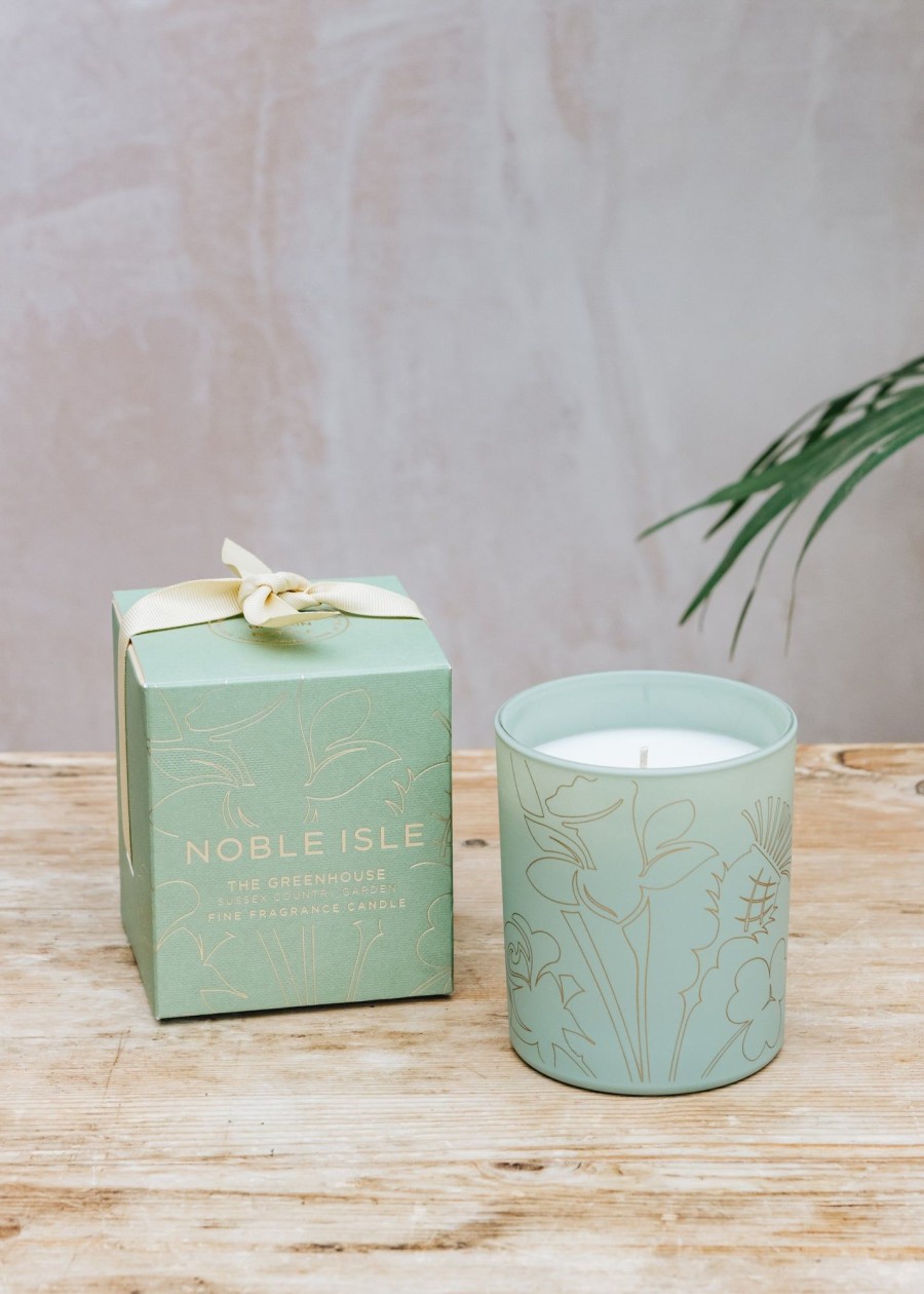 Interiors Noble Isle Candles & Fragrance | Noble Isle Candle In Greenhouse