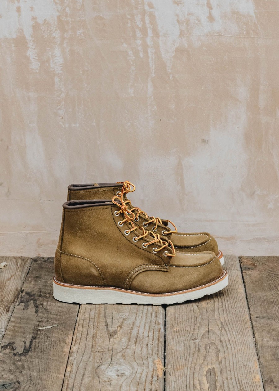 Clothing Red Wing Footwear | Red Wing 8881 Classic Moc Toe Boots In Olive Mohave