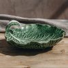 Interiors Bordallo Pinheiro Dining | Bordhallo Pinheiro Curved Cabbage Leaf Bowl