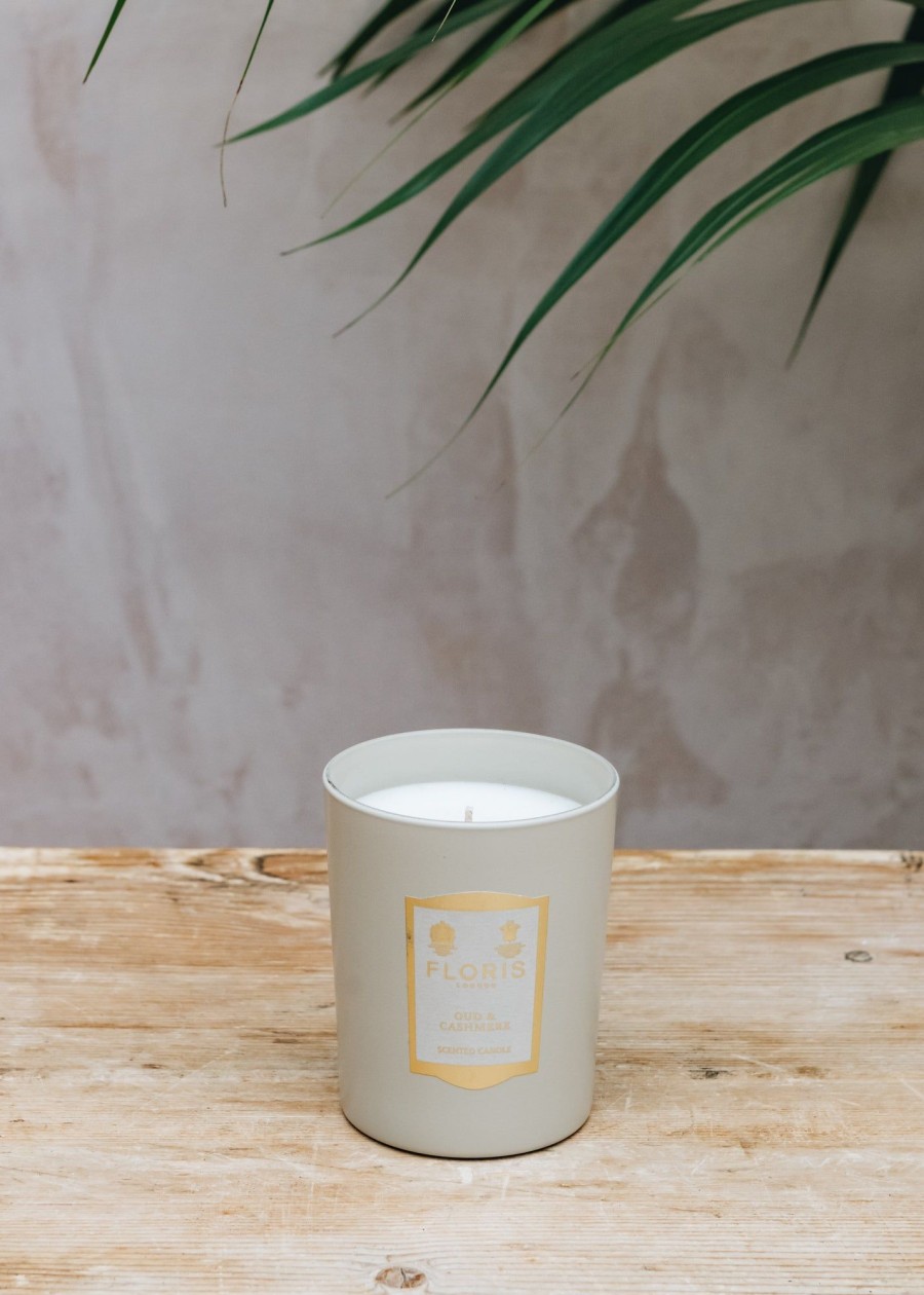 Interiors Floris Candles & Fragrance | Floris Candle In Oud And Cashmere