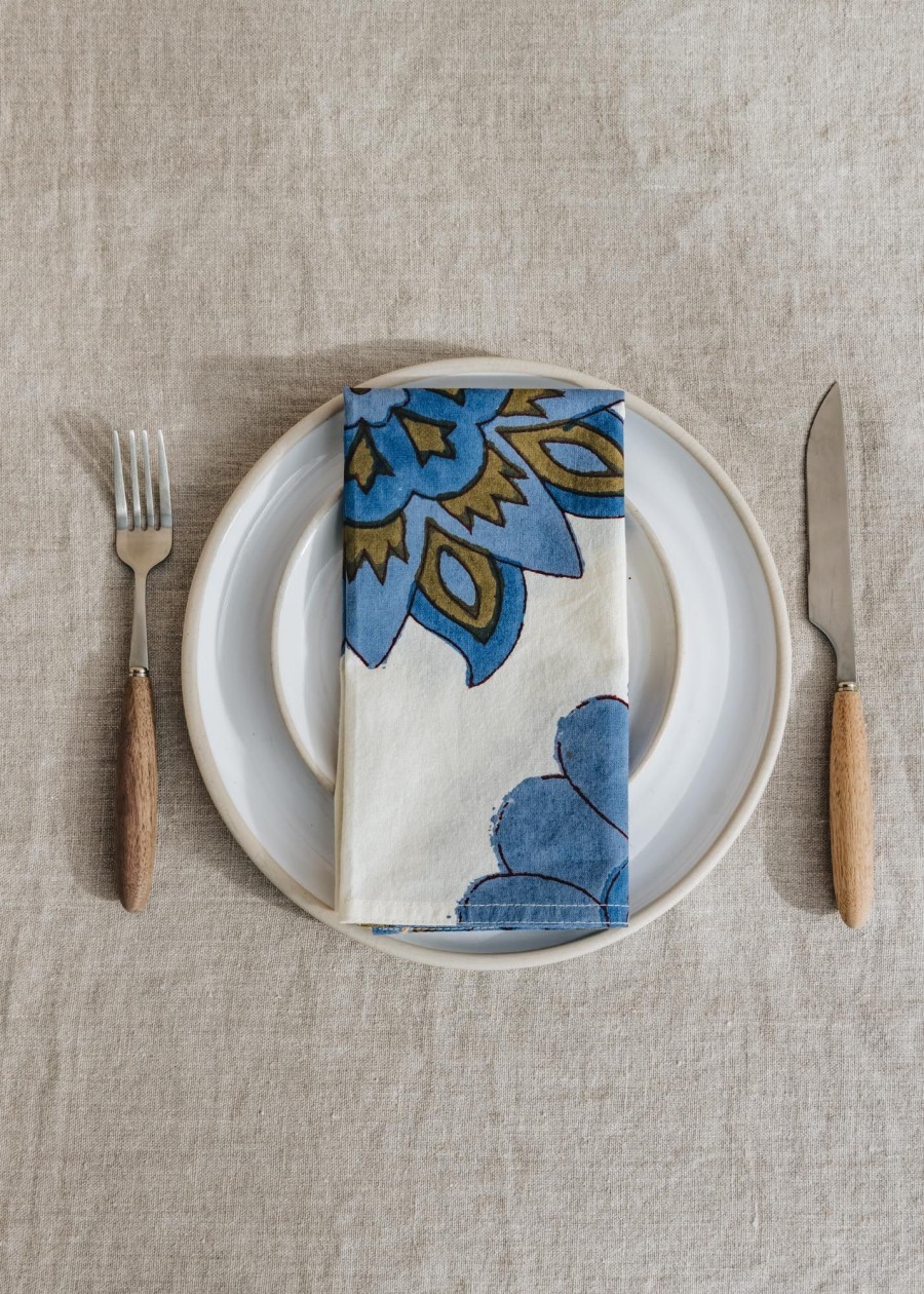 Interiors Bungalow Table Linen | Bungalow Nomad Indigo Napkin