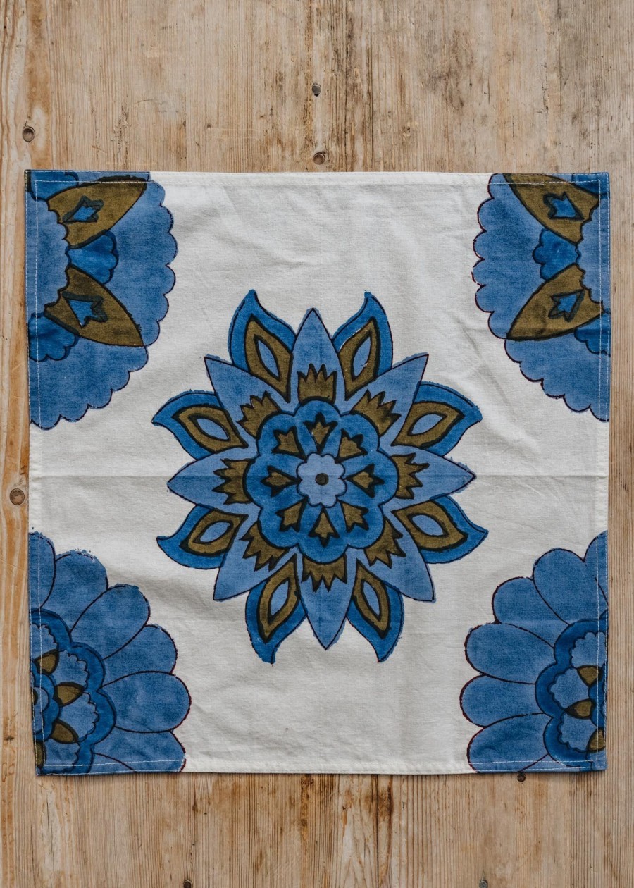 Interiors Bungalow Table Linen | Bungalow Nomad Indigo Napkin