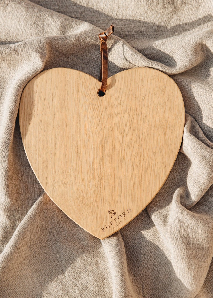 Interiors Stik Designs Kitchen | Oak Heart Shaped Cheese Board