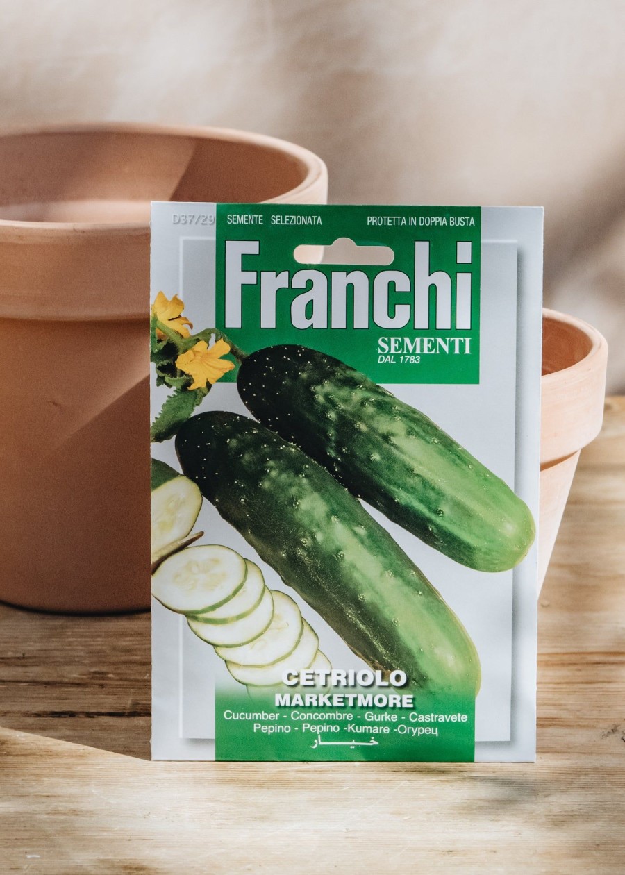 Plants Seeds of Italy Seeds | Franchi Cucumber 'Cetriolo Marketmore' Seeds