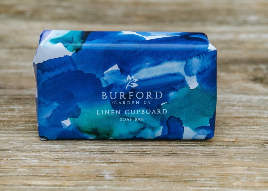 Interiors English Soap Co. Bath & Body | Burford Bath Soap In Linen Cupboard