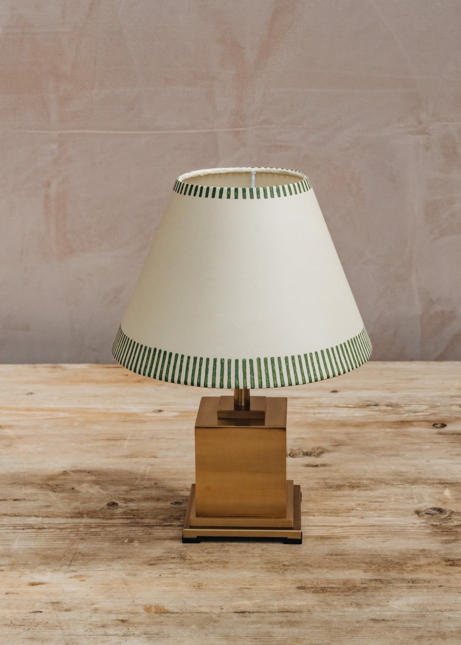 Interiors Burford Garden Co. Lighting | Rechargeable Walter Brass Table Lamp