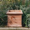 Gardening Garden Service Ltd Pots & Planters | Smooth Cube Terracotta Pot