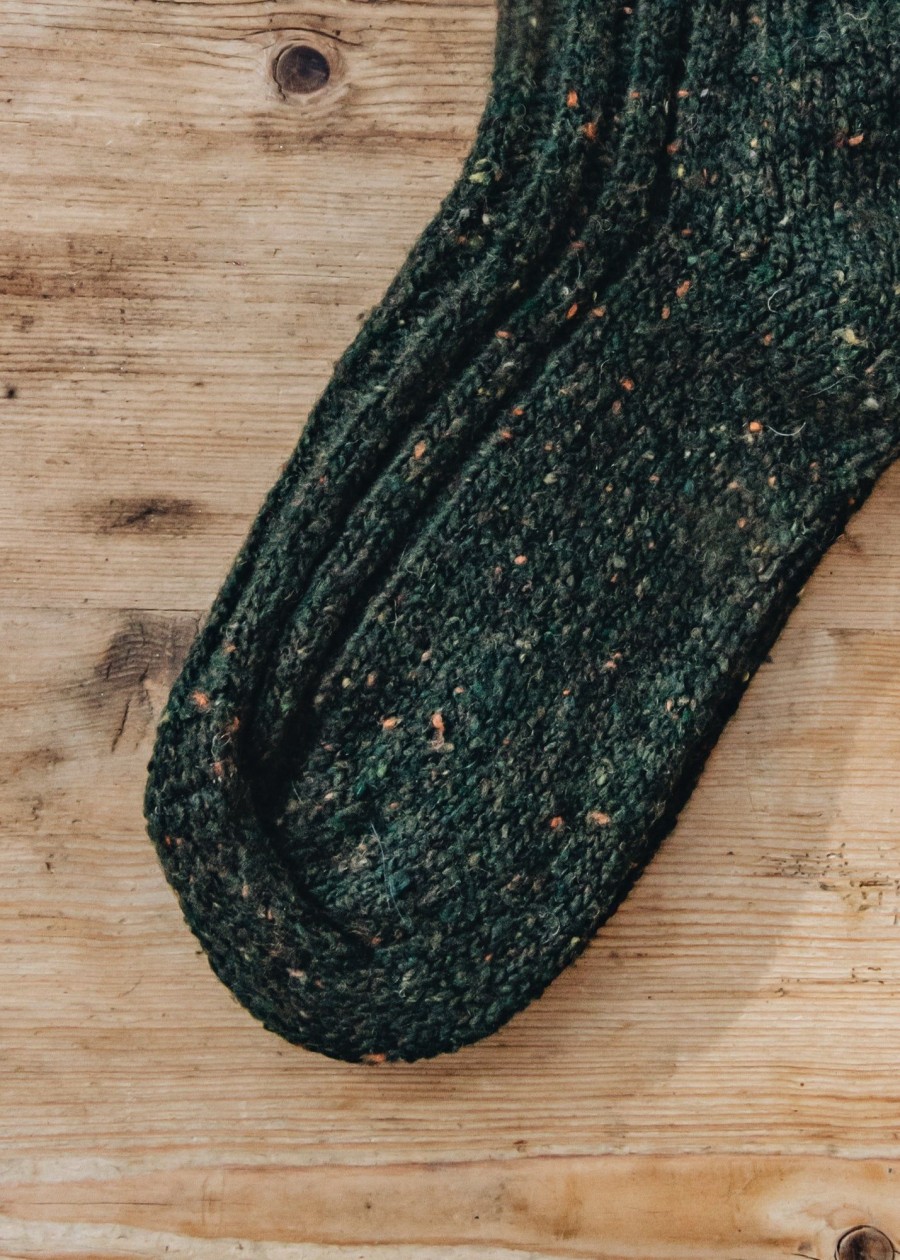 Clothing Two Left Feet Agencies Accessories | Traditional Socks In Dark Green