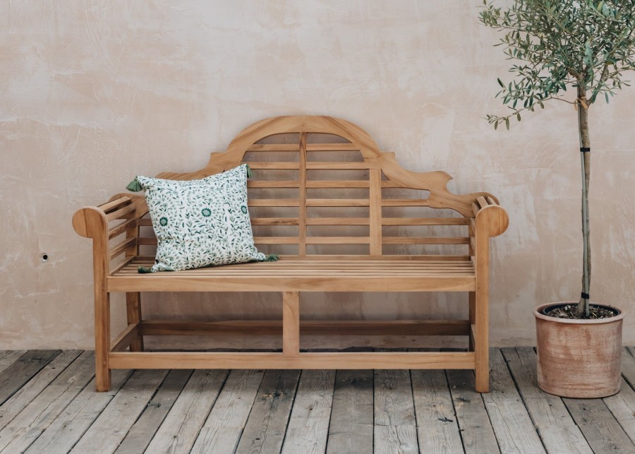 Outdoor Living Bramblecrest Benches & Cocoons | Bramblecrest Lutyens Teak Bench