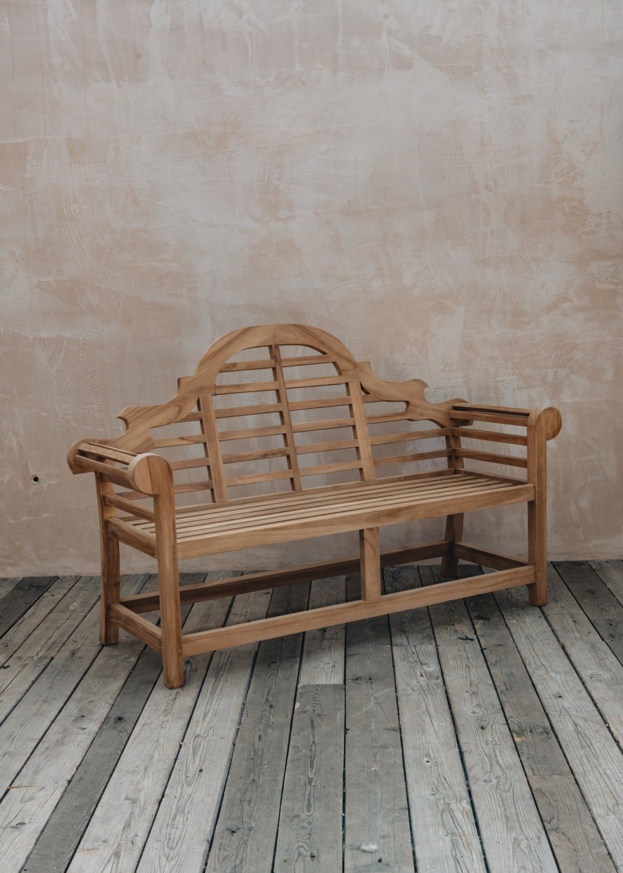 Outdoor Living Bramblecrest Benches & Cocoons | Bramblecrest Lutyens Teak Bench