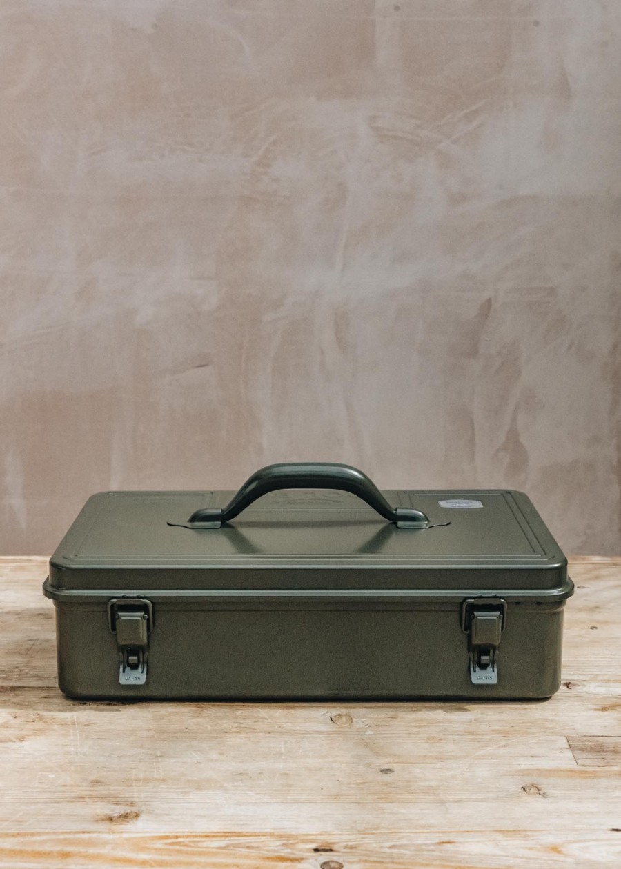 Interiors Toyo Storage | Toyo Trunk Tool Box In Moss Green