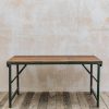 Interiors Nkuku Tables | Nkuku Ishan Reclaimed Multi-Use Folding Dining And Coffee Table