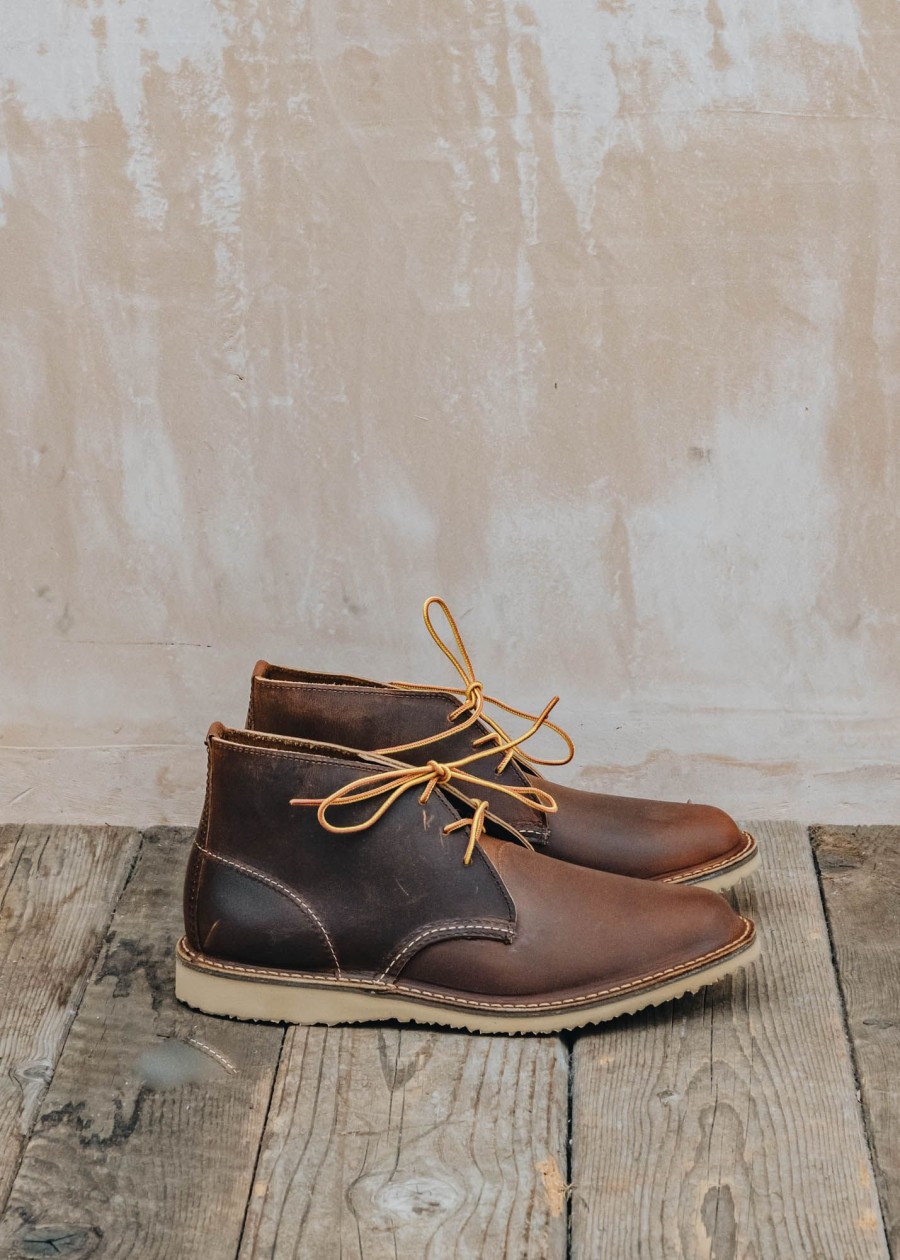 Clothing Red Wing Footwear | Red Wing 3322 Weekender Chukka Boots In Copper Rough & Tough