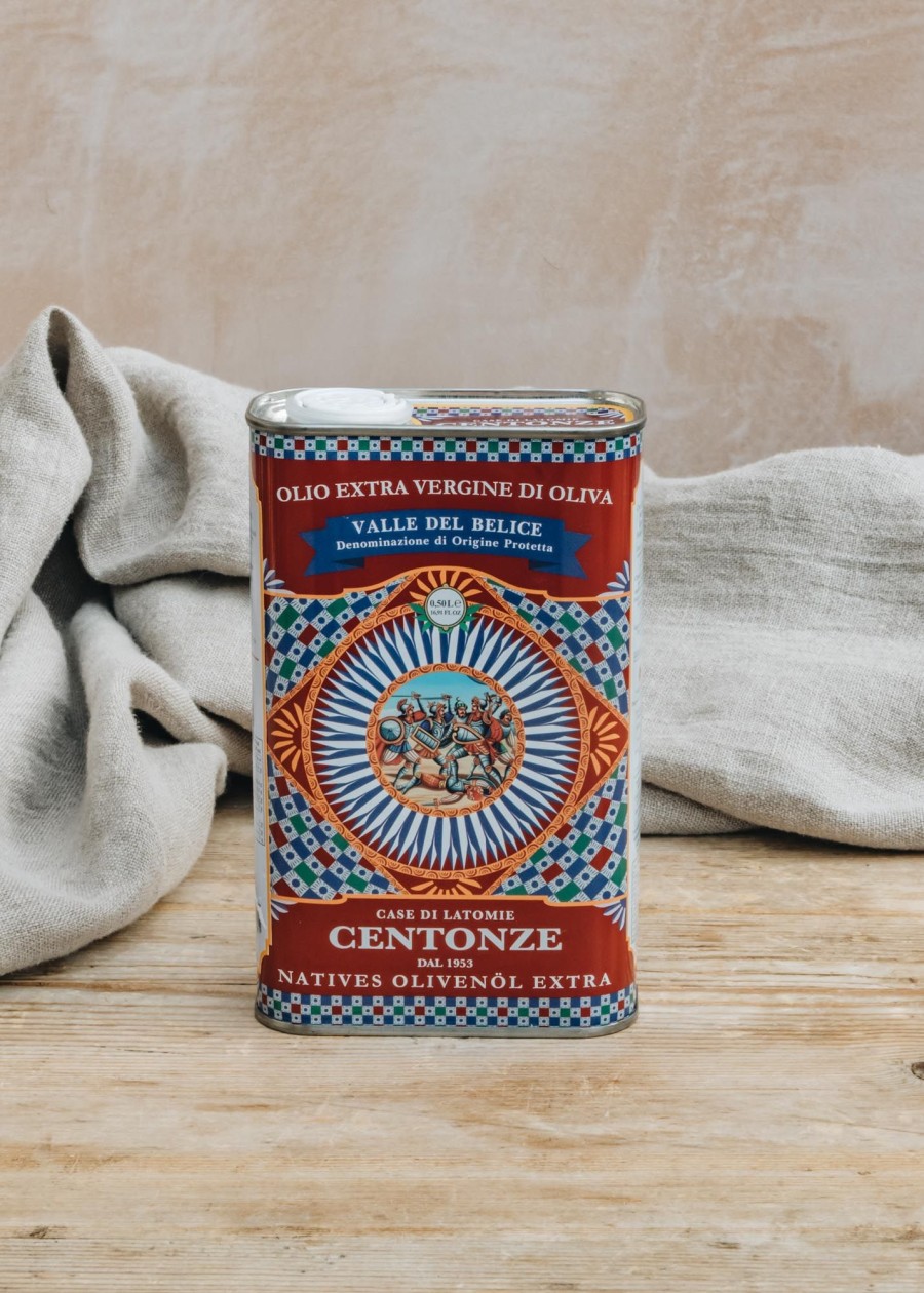 Food & Drink Centonze Oils & Vinegars | Centonze Olive Oil In Valle Del Belice Iconic Tin