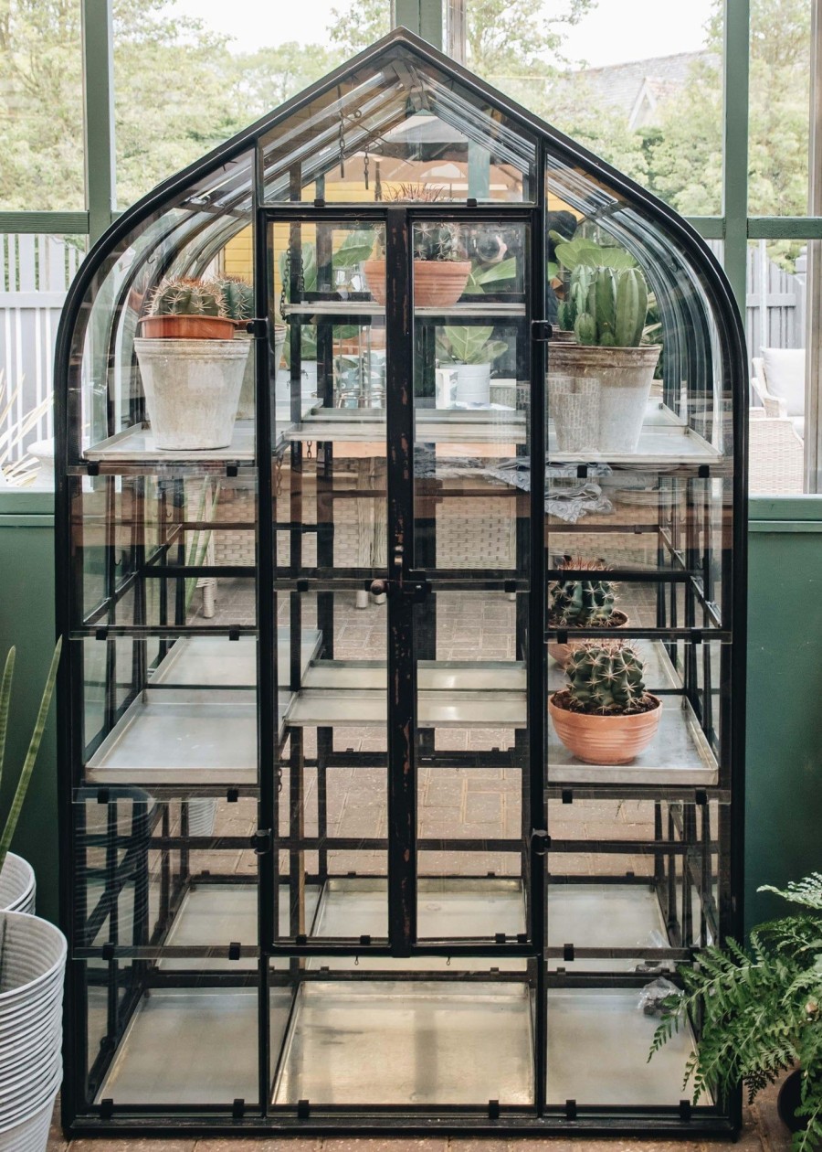 Gardening Wilstone Kadai Greenhouses & Cloches | Small Indoor/Outdoor Black Greenhouse