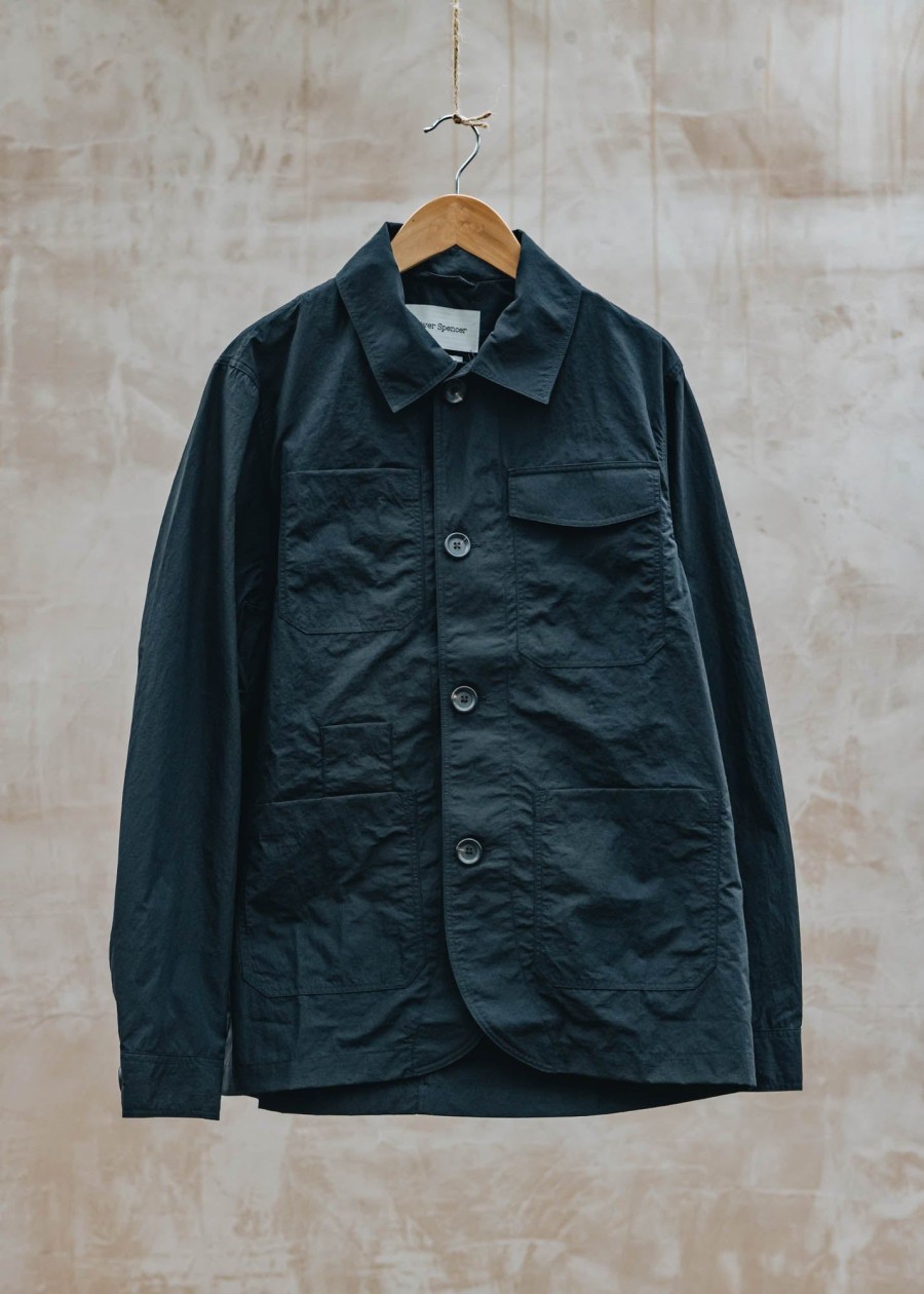 Clothing Oliver Spencer Outerwear & Coats | Oliver Spencer Hythe Jacket In Black