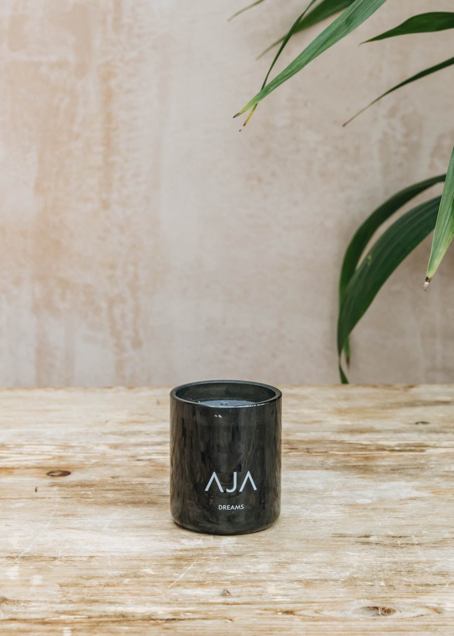 Interiors AJA Botanicals Candles & Fragrance | Black Candle In Dreams, 75G