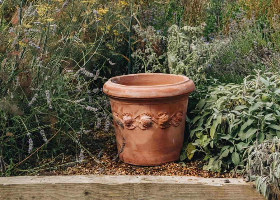 Gardening Garden Service Pots & Planters | Terracotta Lemon Pot