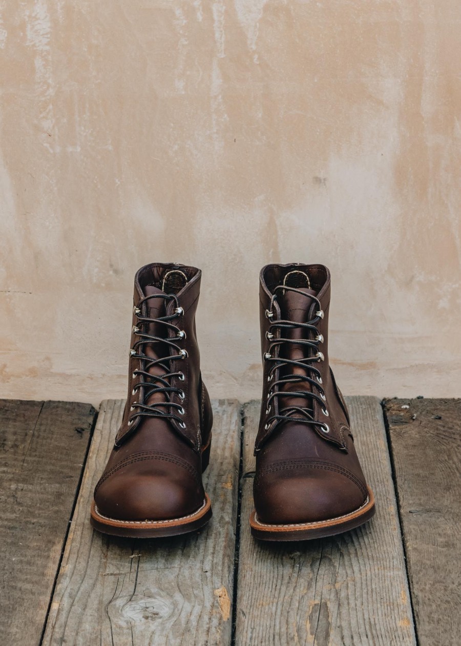 Clothing Red Wing Footwear | Red Wing 8111 Iron Ranger Boots In Amber Harness Leather