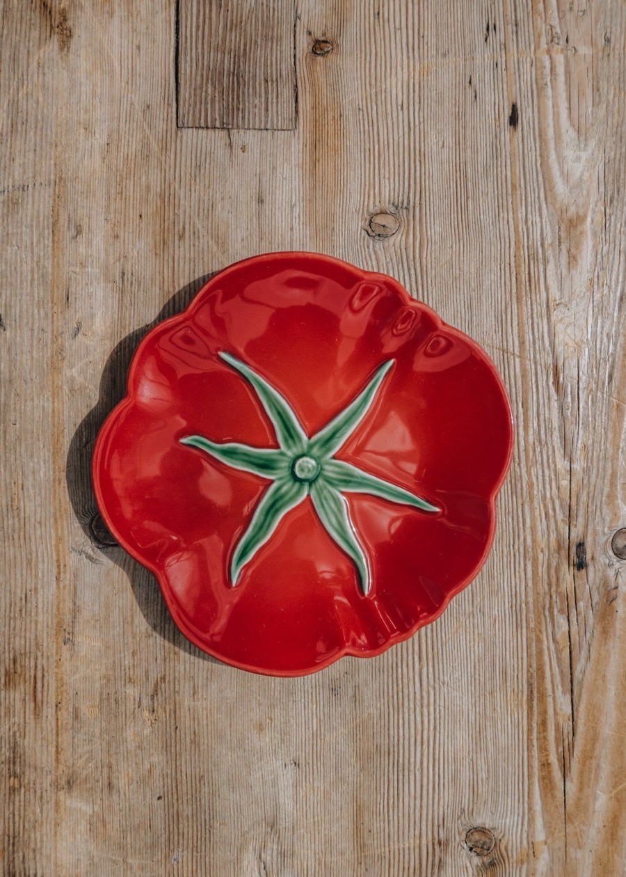 Interiors Bordallo Pinheiro Dining | Buy Tomato Bread Plates