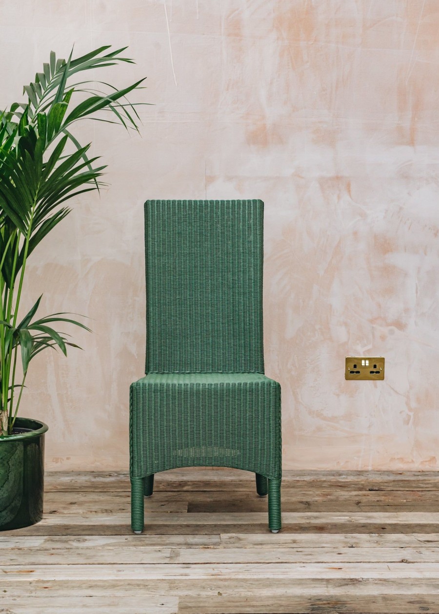 Interiors Lloyd Loom Chairs | Dining Chair In Dark Green