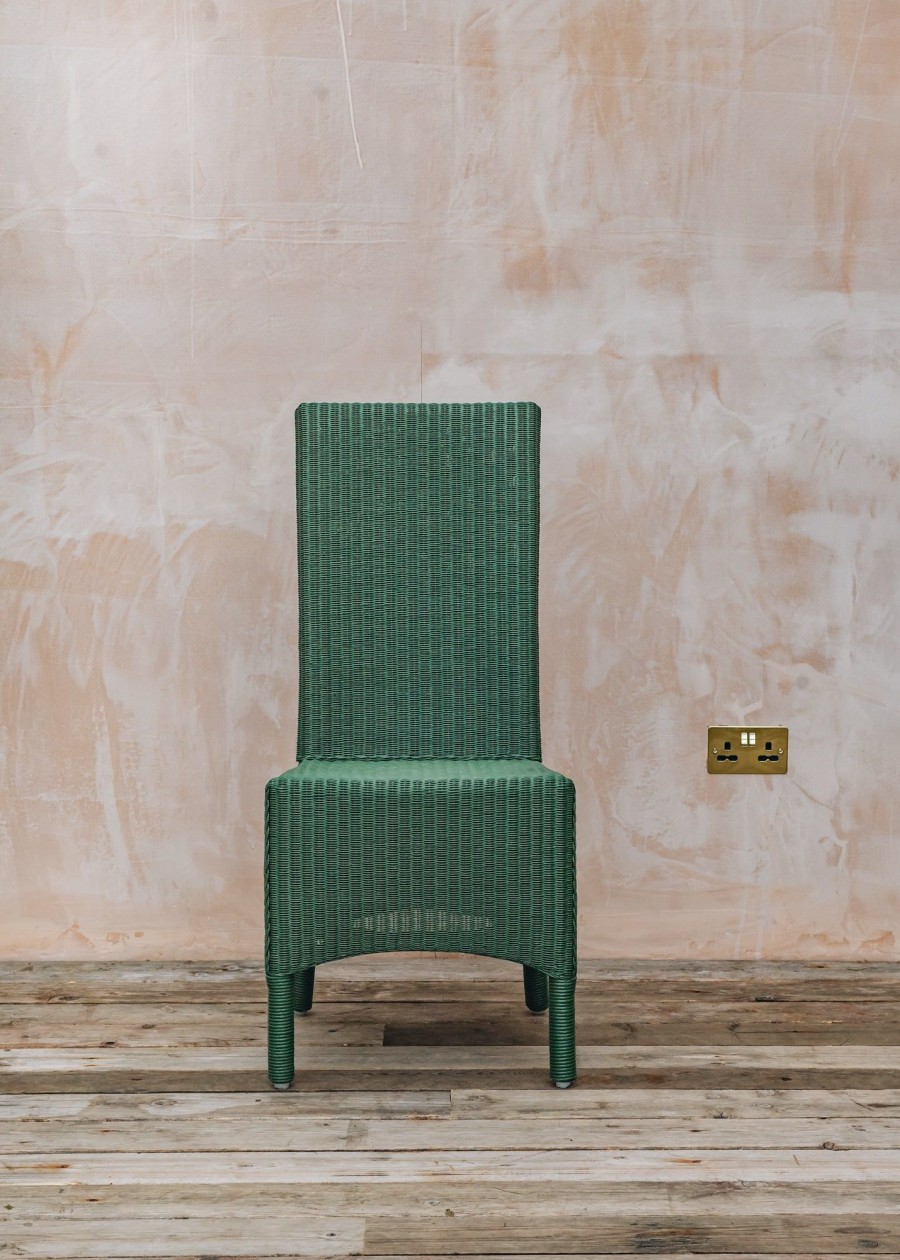 Interiors Lloyd Loom Chairs | Dining Chair In Dark Green