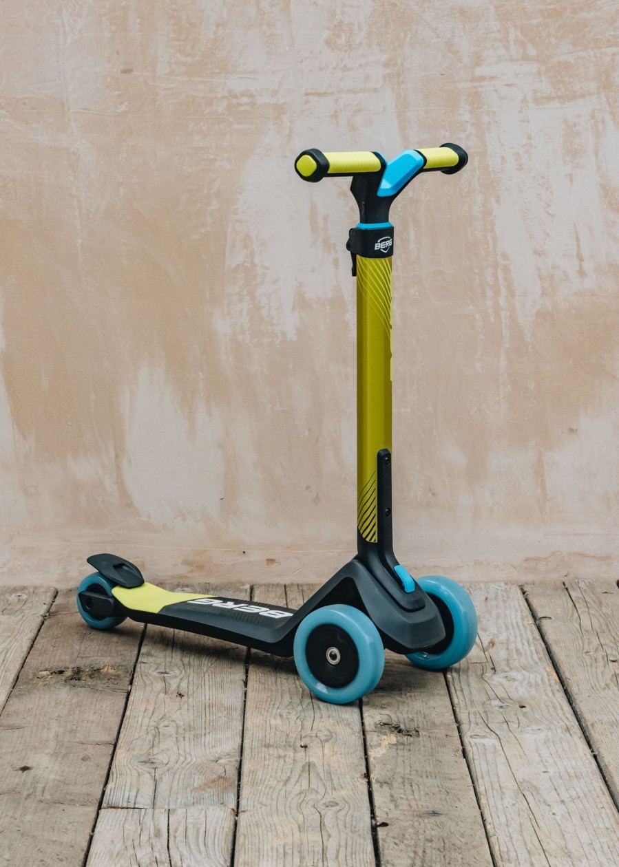 Children Berg Toys Outdoor Play | Berg Nexo Foldable Scooter In Lime