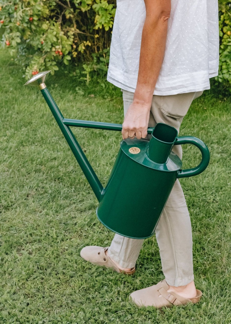 Gardening Haws Houseplant Care | Haws Bearwood Brook Watering Can In Green 8.8L