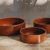 Interiors Bergs Potter Houseplants & Pots | Rusty Red Glazed Hoff Saucers