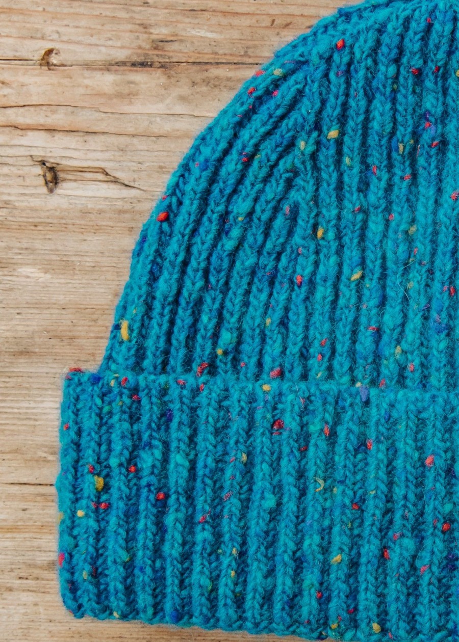 Clothing Two Left Feet Agencies Accessories | Donegal Beanie In Turquoise