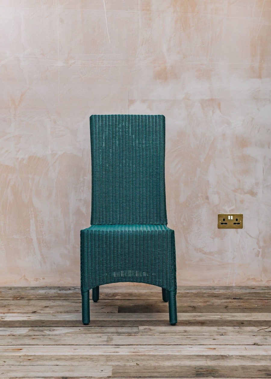 Interiors Lloyd Loom Furniture Offers | Dining Chair In Teal