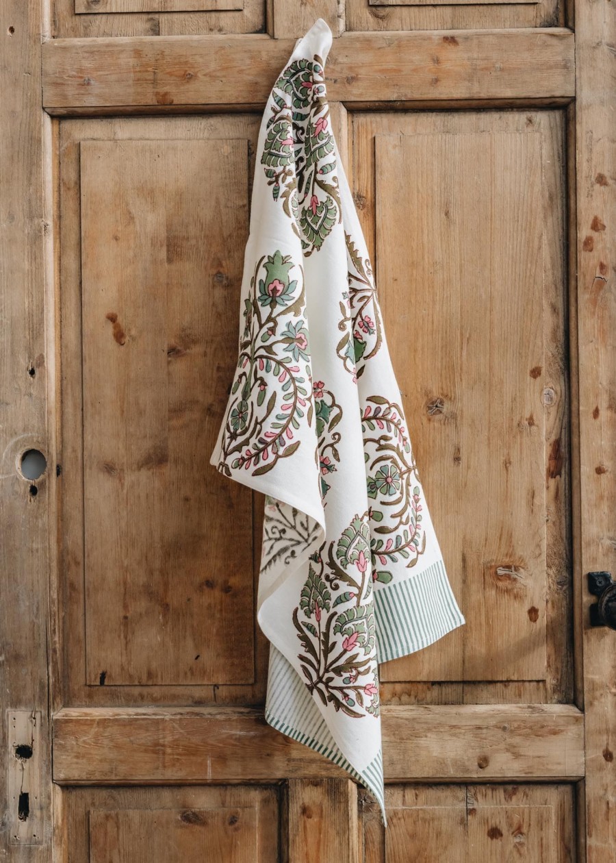 Interiors Bungalow Kitchen | Bungalow Juhi Sage Tea Towel