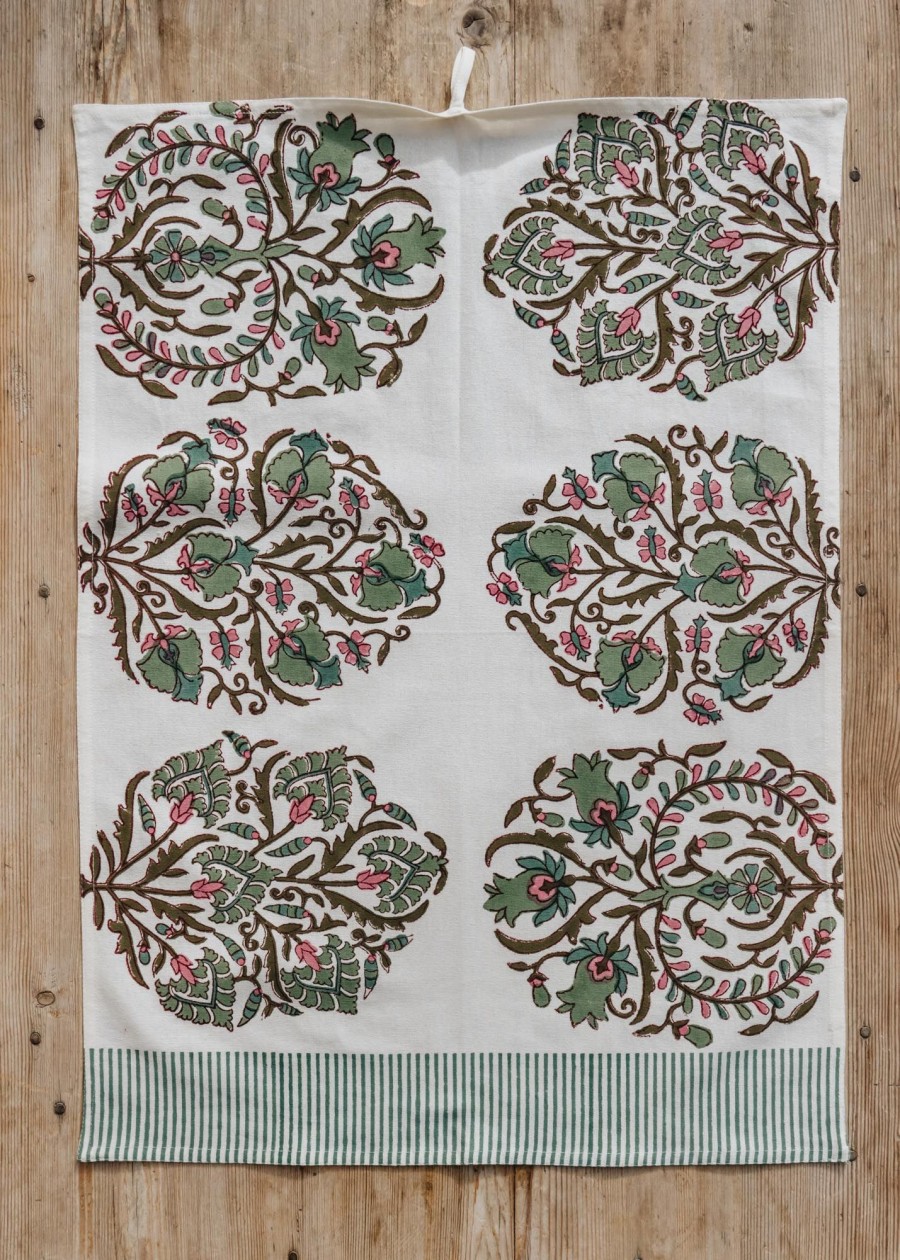 Interiors Bungalow Kitchen | Bungalow Juhi Sage Tea Towel