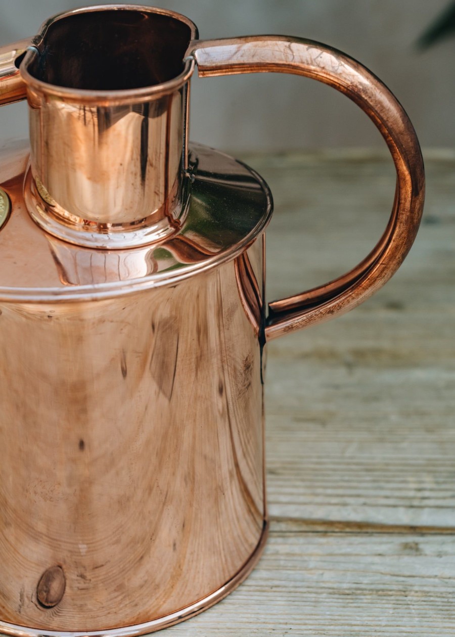 Gardening Haws Houseplant Care | Fazeley Flow Watering Can In Copper, 2Pt