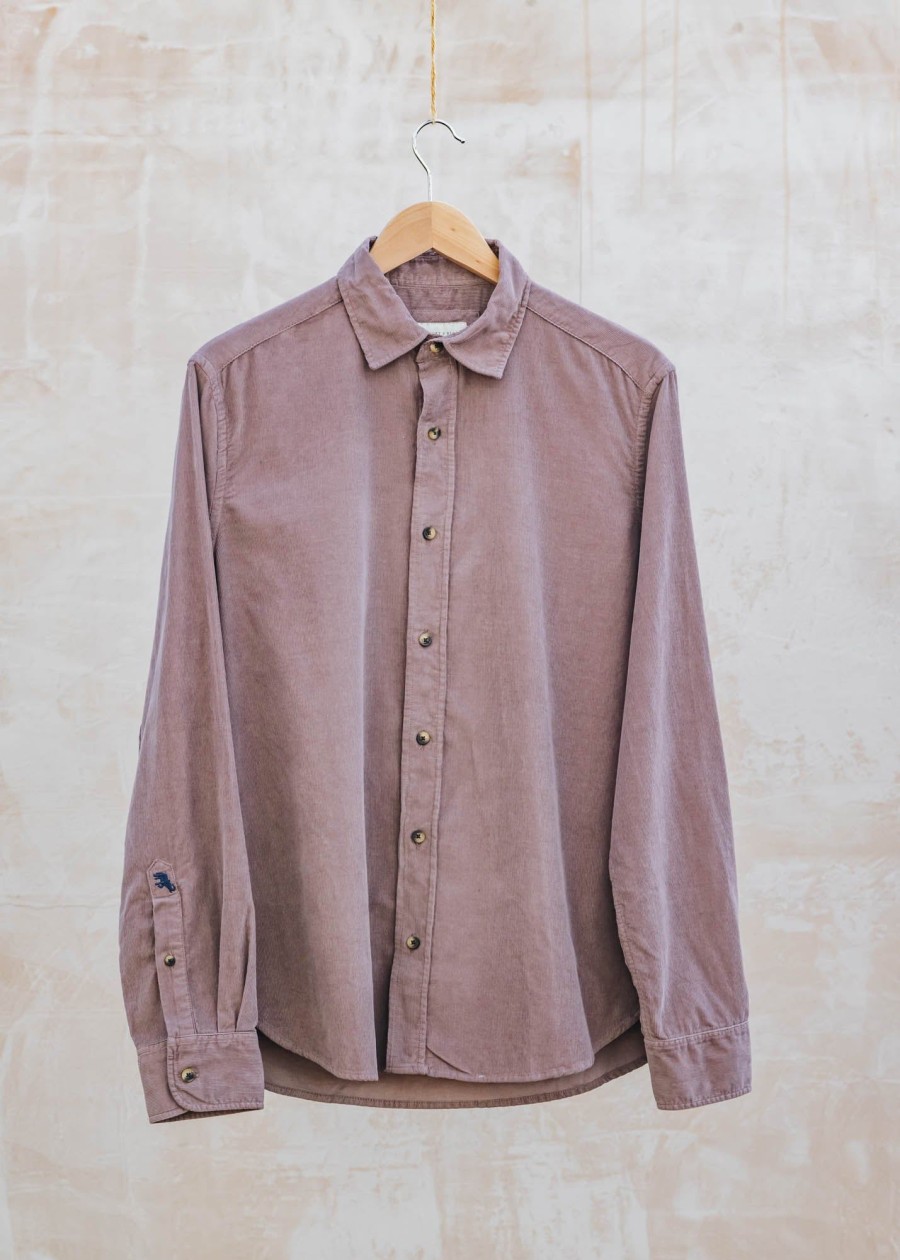 Clothing Beaufort & Blake Shirts | Beaufort & Blake Wyck Cord Shirt In Heather