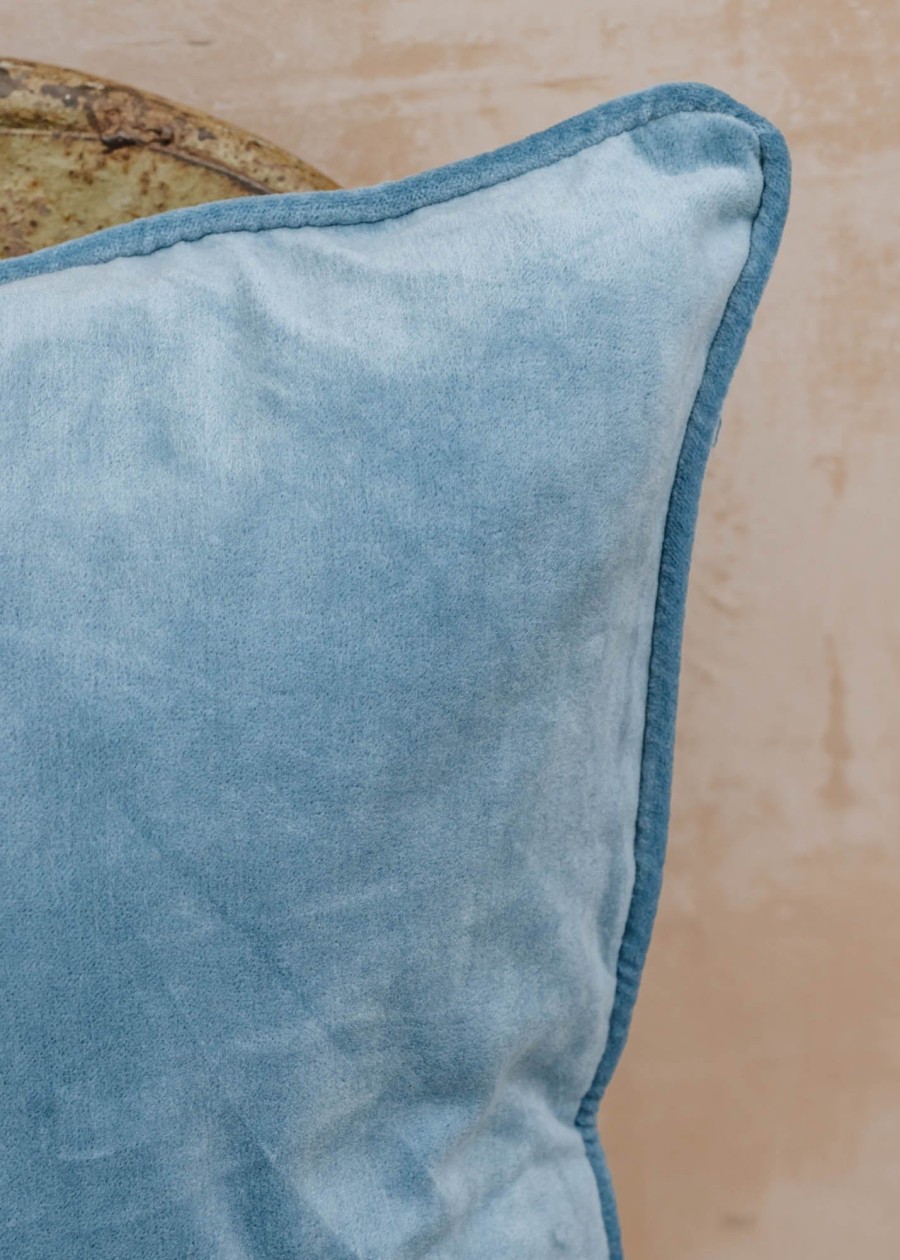 Interiors Bungalow Cushions | Bungalow Atlantic Velvet Cushion