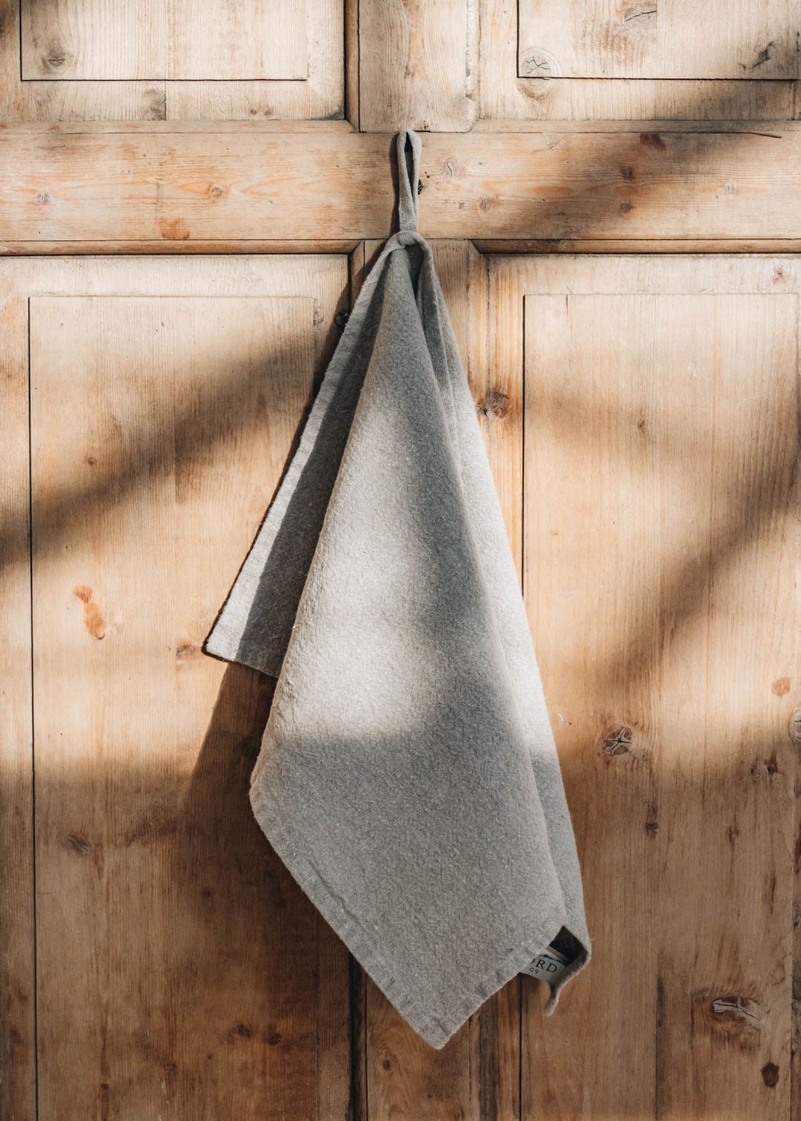 Interiors Burford Garden Co. Kitchen | Burford Design Textured Natural Linen Kitchen Towel