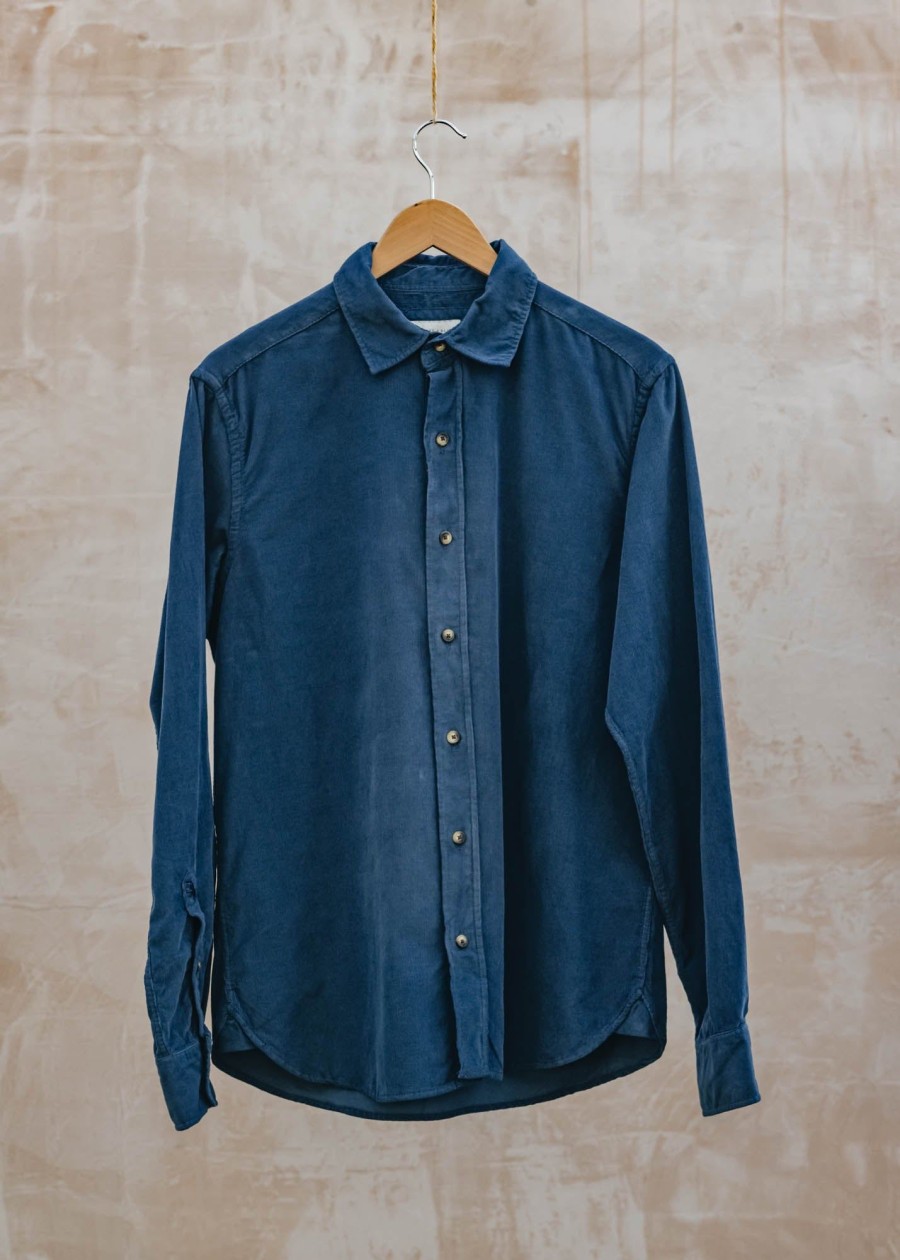 Clothing Beaufort & Blake Shirts | Beaufort & Blake Wyck Cord Shirt In Petrol