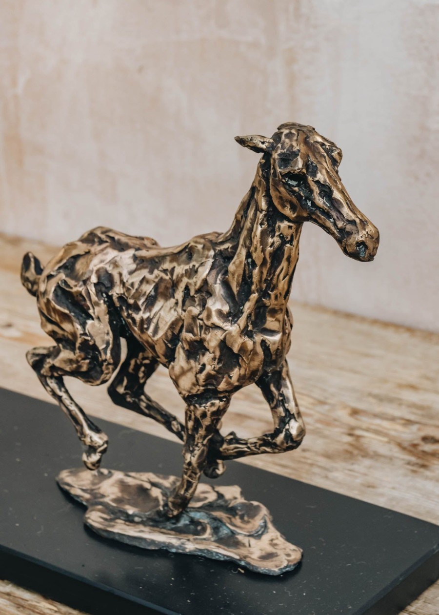 Art Burford Gallery Sculpture | Galloping Horse Series I, Ii, Iii