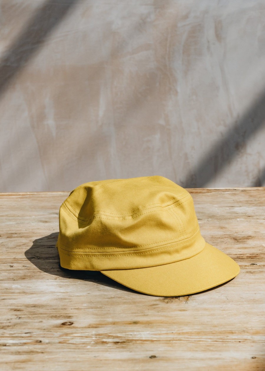 Clothing Niwaki Accessories | Tsuba Cap In Karashi Yellow