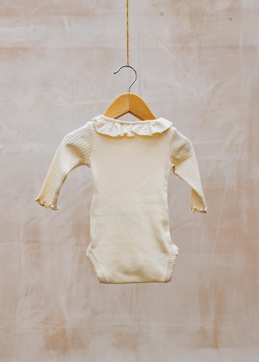 Children Lil' Atelier Babies' Clothing | Babies' Omina Bodysuit In Wood Ash