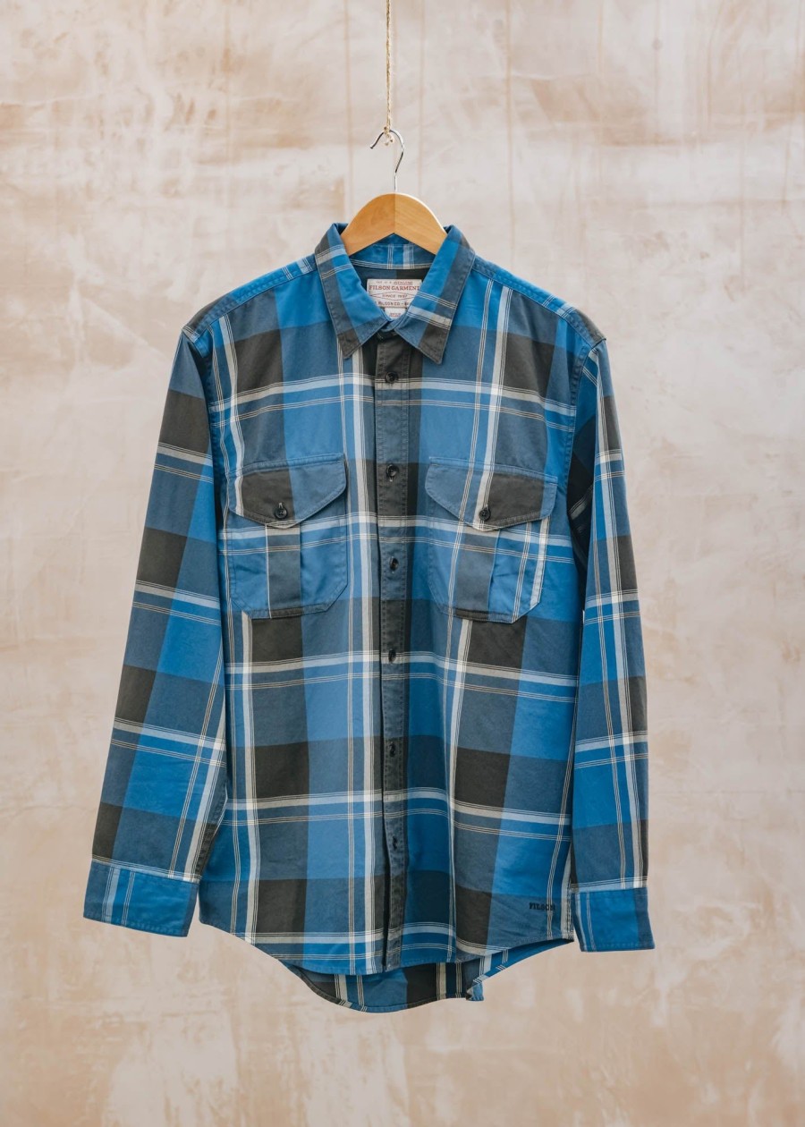 Clothing Filson Shirts | Filson Alaskan Guide Shirt In Blue, Black And White