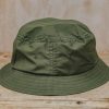 Clothing Universal Works Accessories | Universal Works Recycled Polytech Beach Hat In Olive